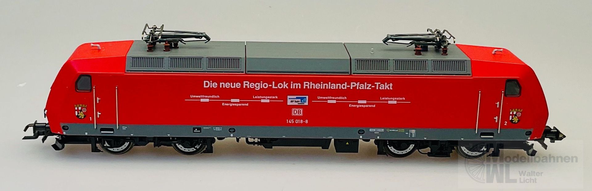 Roco 63561 - Roco - E-Lok BR 145 018-8 DB Ep.V Regio Rheinland-Pfalz verkehrsrot H0/GL